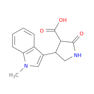 3-Pyrrolidinecarboxylic acid, 4-(1-methyl-1H-indol-3-yl)-2-oxo-