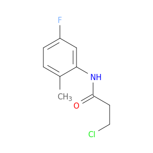 3-CHLORO-N-(5-FLUORO-2-METHYLPHENYL)PROPANAMIDE