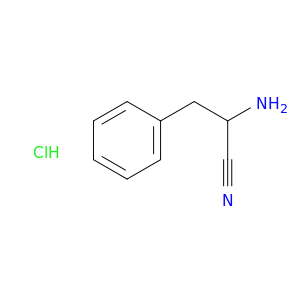 Benzenepropanenitrile, a-amino-, monohydrochloride
