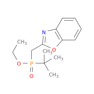 Phosphinic acid, (2-benzoxazolylmethyl)(1,1-dimethylethyl)-, ethyl ester