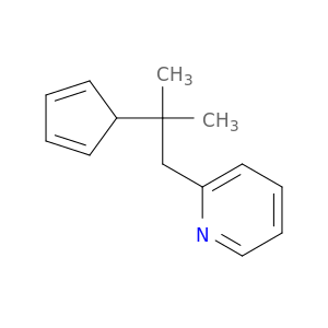 Pyridine, 2-[2-(cyclopentadienyl)-2-methylpropyl]-