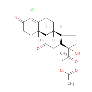 Pregn-4-ene-3,11,20-trione,4-chloro-17,21-dihydroxy-, 21-acetate (8CI)