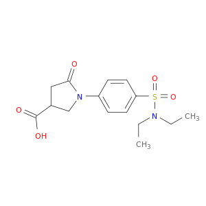 1-(4-(N,N-Diethylsulfamoyl)phenyl)-5-oxopyrrolidine-3-carboxylic acid