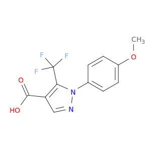 1-(4-甲氧苯基)-5-(三氟甲基)-1H-吡唑-4-羧酸