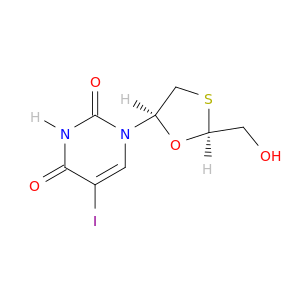 (2S-CIS)-1-(2-(HYDROXYMETHYL)-1,3-OXATHIOLAN-5-YL)-5-IODOURACIL