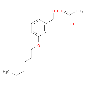Benzenemethanol, 3-(hexyloxy)-, acetate