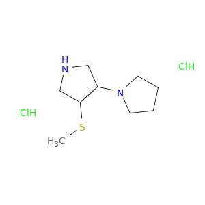3-(methylsulfanyl)-4-(pyrrolidin-1-yl)pyrrolidine dihydrochloride