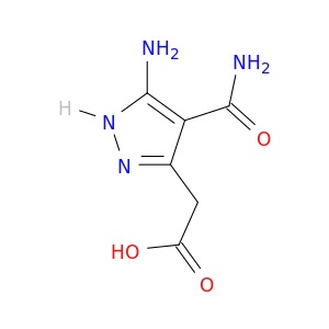 5-氨基-4-(氨基羰基)-1H-吡唑-3-乙酸