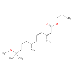 2,4-Dodecadienoic acid, 11-methoxy-3,7,11-trimethyl-, propyl ester