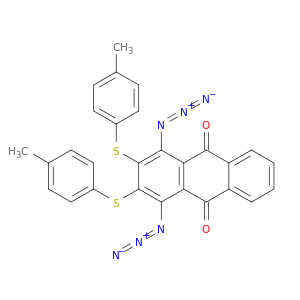 9,10-Anthracenedione, 1,4-diazido-2,3-bis[(4-methylphenyl)thio]-
