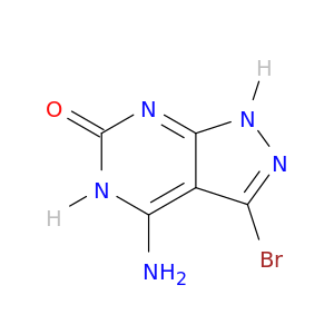6H-Pyrazolo[3,4-d]pyrimidin-6-one, 4-amino-3-bromo-1,5-dihydro-