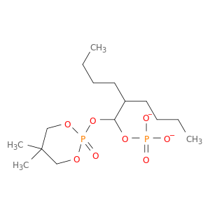 Phosphoric acid, dibutyl1-[(5,5-dimethyl-2-oxido-1,3,2-dioxaphosphorinan-2-yl)oxy]ethyl ester