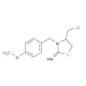 2-Thiazolidinimine, 4-(chloromethyl)-3-[(4-methoxyphenyl)methyl]-