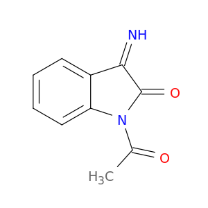2H-Indol-2-one, 1-acetyl-1,3-dihydro-3-imino-