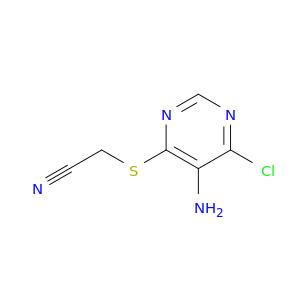Acetonitrile, [(5-amino-6-chloro-4-pyrimidinyl)thio]-