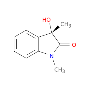 2H-Indol-2-one, 1,3-dihydro-3-hydroxy-1,3-dimethyl-, (3S)-