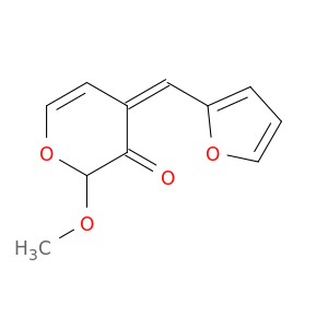 2H-Pyran-3(4H)-one, 4-(2-furanylmethylene)-2-methoxy-, (4Z)-