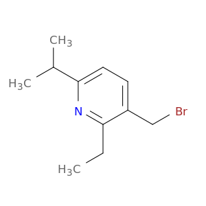 3-(bromomethyl)-2-ethyl-6-(propan-2-yl)pyridine