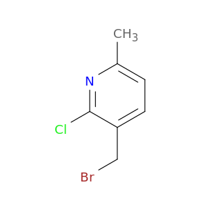 3-(bromomethyl)-2-chloro-6-methylpyridine
