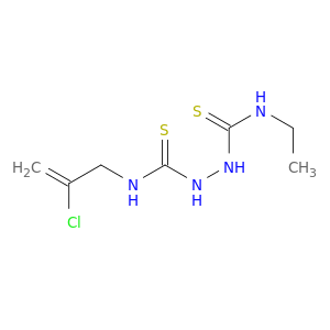 1,2-Hydrazinedicarbothioamide, N-(2-chloro-2-propenyl)-N'-ethyl-