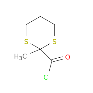 1,3-Dithiane-2-carbonylchloride, 2-methyl-