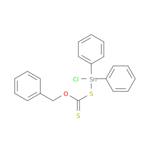 Stannane, chlorodiphenyl[[(phenylmethoxy)thioxomethyl]thio]-