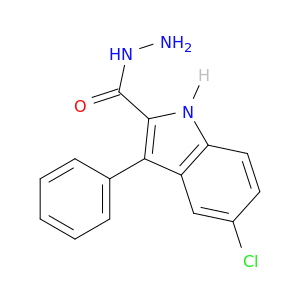 1H-Indole-2-carboxylic acid, 5-chloro-3-phenyl-, hydrazide