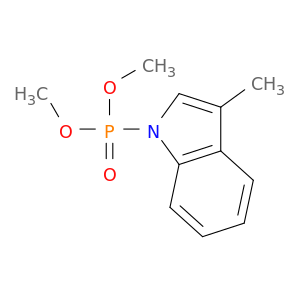 Phosphonic acid, (3-methyl-1H-indol-1-yl)-, dimethyl ester