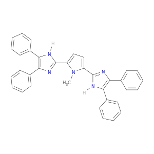 1H-Imidazole, 2,2'-(1-methyl-1H-pyrrole-2,5-diyl)bis[4,5-diphenyl-