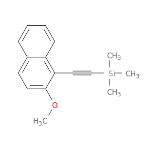 Naphthalene, 2-methoxy-1-[2-(trimethylsilyl)ethynyl]-