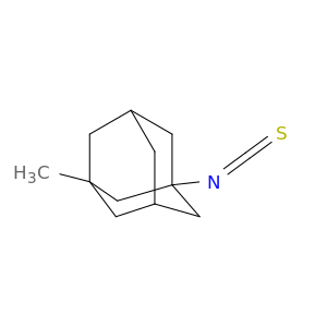 TRICYCLO[3.3.1.13,7]DECANE, 1-ISOTHIOCYANATO-3-METHYL-