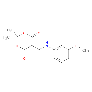 5-(((3-Methoxyphenyl)amino)methyl)-2,2-dimethyl-1,3-dioxane-4,6-dione