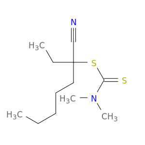 Carbamodithioic acid, dimethyl-, 1-cyano-1-ethylhexyl ester