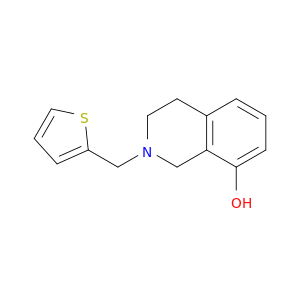 8-Isoquinolinol, 1,2,3,4-tetrahydro-2-(2-thienylmethyl)-