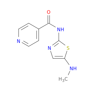 4-Pyridinecarboxamide, N-[5-(methylamino)-2-thiazolyl]-