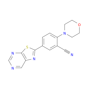 Benzonitrile, 2-(4-morpholinyl)-5-thiazolo[5,4-d]pyrimidin-2-yl-