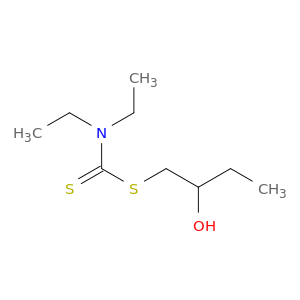 Carbamodithioic acid, N,N-diethyl-, 2-hydroxybutyl ester