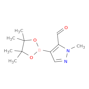 1-甲基-4-(4,4,5,5-四甲基-1,3,2-二氧硼杂环戊烷-2-基)-1H-吡唑-5-甲醛