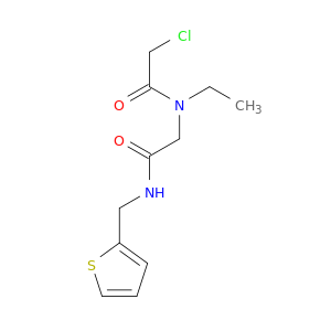 2-Chloro-N-ethyl-N-(2-oxo-2-((thiophen-2-ylmethyl)amino)ethyl)acetamide