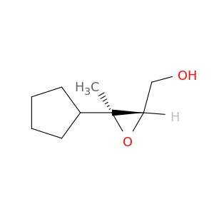 2-Oxiranemethanol, 3-cyclopentyl-3-methyl-, (2S,3S)-