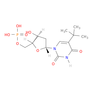 5'-Uridylic acid, 2'-deoxy-5-(1,1-dimethylethyl)-