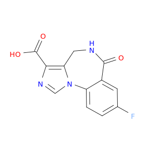 4H-Imidazo[1,5-a][1,4]benzodiazepine-3-carboxylicacid, 8-fluoro-5,6-dihydro-6-oxo-