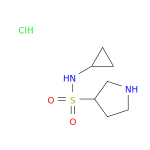 N-cyclopropylpyrrolidine-3-sulfonamide hydrochloride