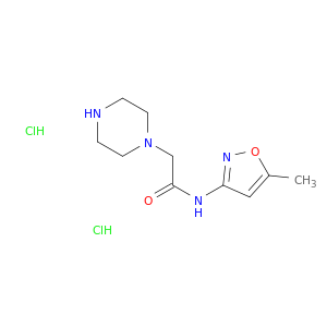 N-(5-Methyl-1,2-oxazol-3-yl)-2-(piperazin-1-yl)acetamide Dihydrochloride