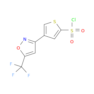 4-[5-(trifluoromethyl)-3-isoxazolyl]-2-thiophenesulfonyl Chloride