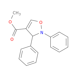4-Isoxazolecarboxylic acid, 2,3-dihydro-2,3-diphenyl-, methyl ester