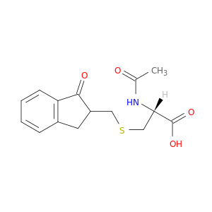 L-Cysteine, N-acetyl-S-[(2,3-dihydro-1-oxo-1H-inden-2-yl)methyl]-
