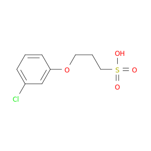 1-Propanesulfonic acid, 3-(3-chlorophenoxy)-