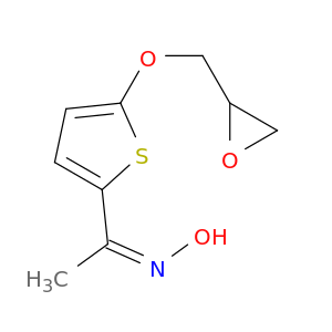 Ethanone, 1-[5-(oxiranylmethoxy)-2-thienyl]-, oxime, (Z)-