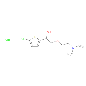 2-Thiophenemethanol, 5-chloro-alpha-((2-(dimethylamino)ethoxy)methyl)-, hydrochloride